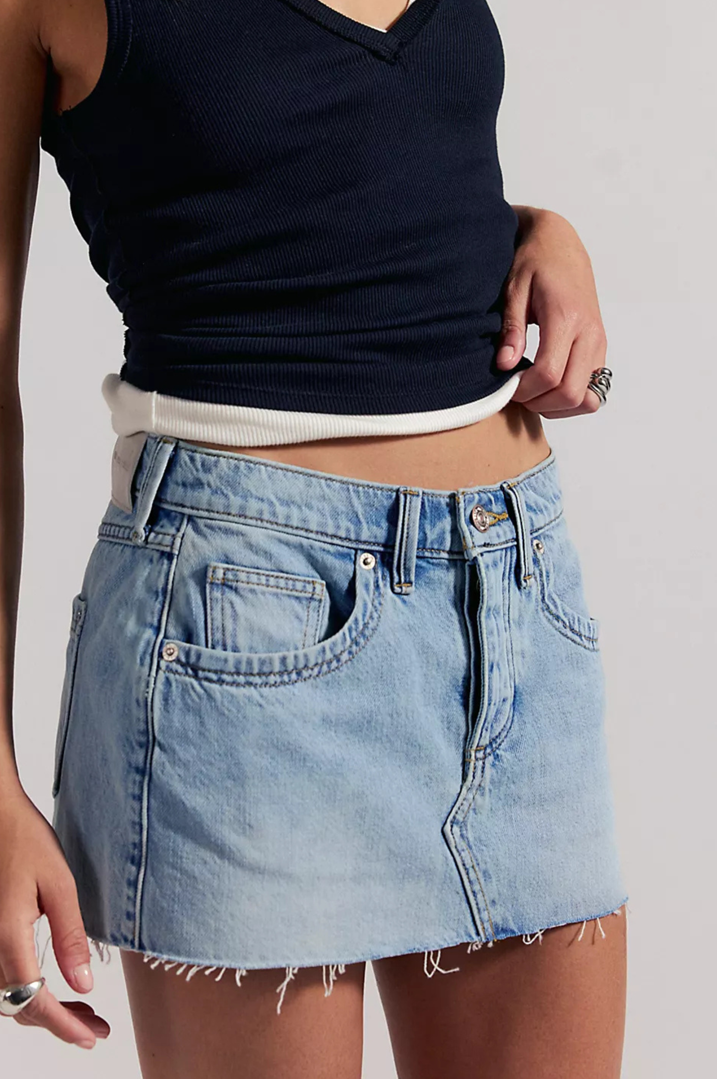 Lainey Low-Rise Mini Skirt