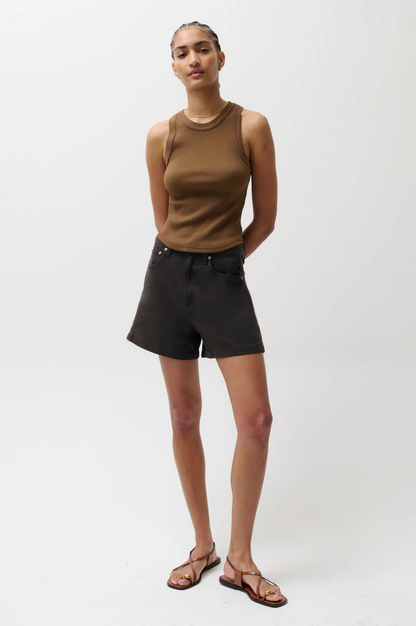 Kimora High Rise Short - Black