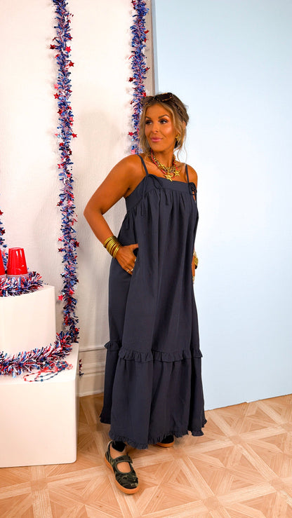 Breezy Belle Dress, Midnight