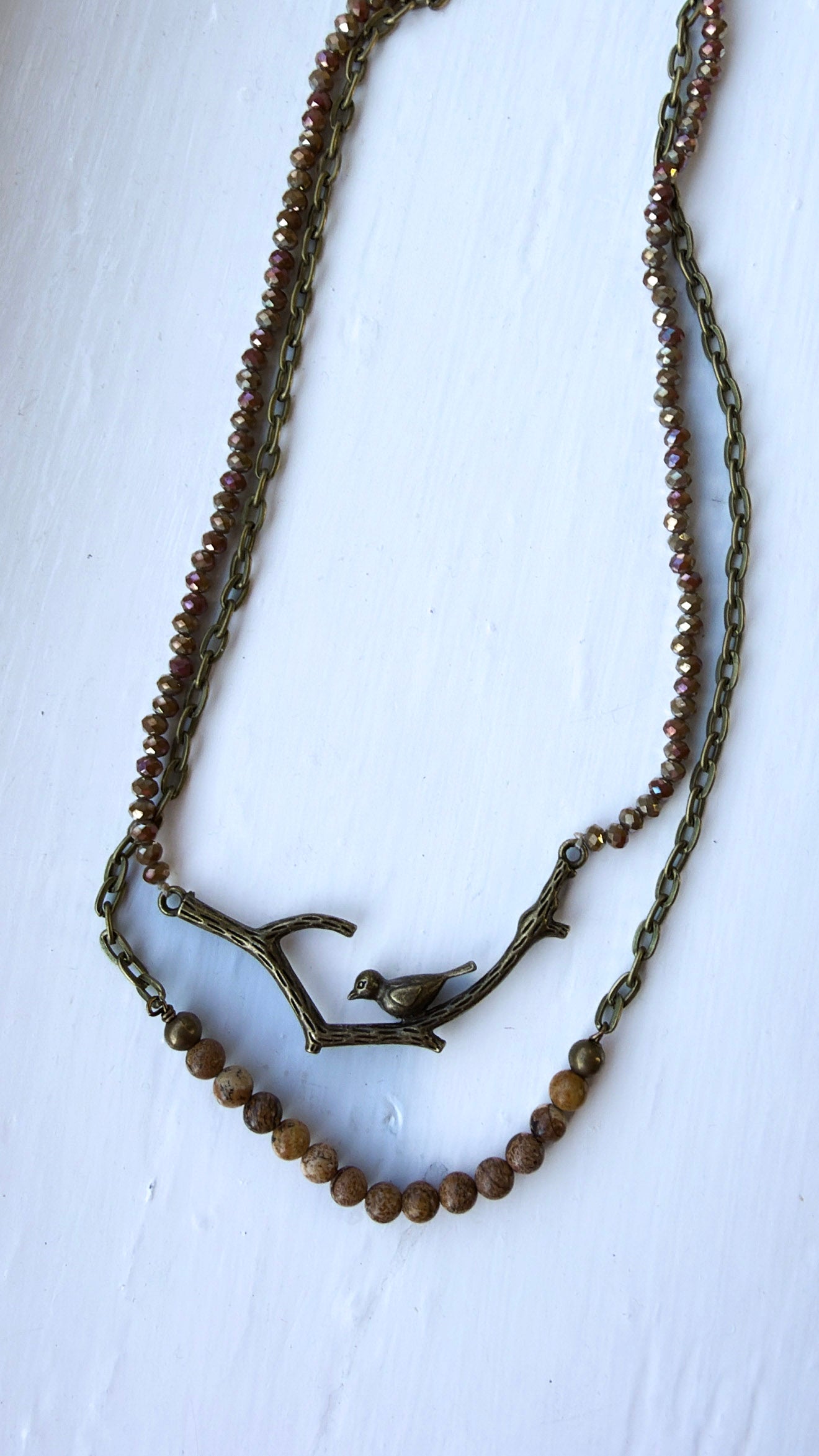 Braelyn Necklace, Jasper