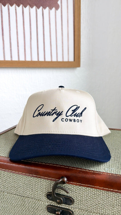 Country Club Cowboy Hat, Navy