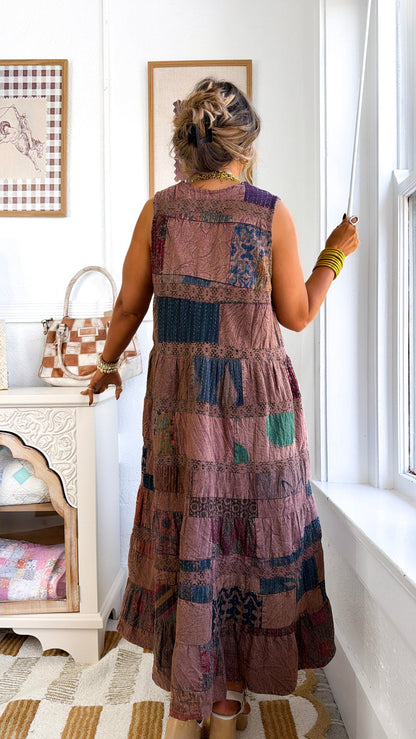 Moody Breeze Midi Dress, Mocha