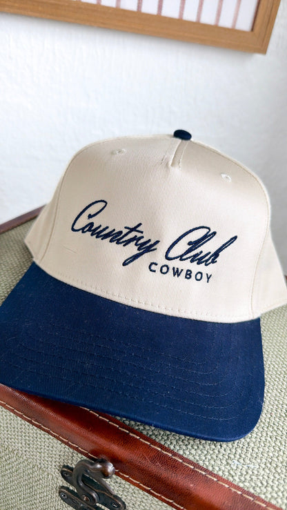 Country Club Cowboy Hat, Navy