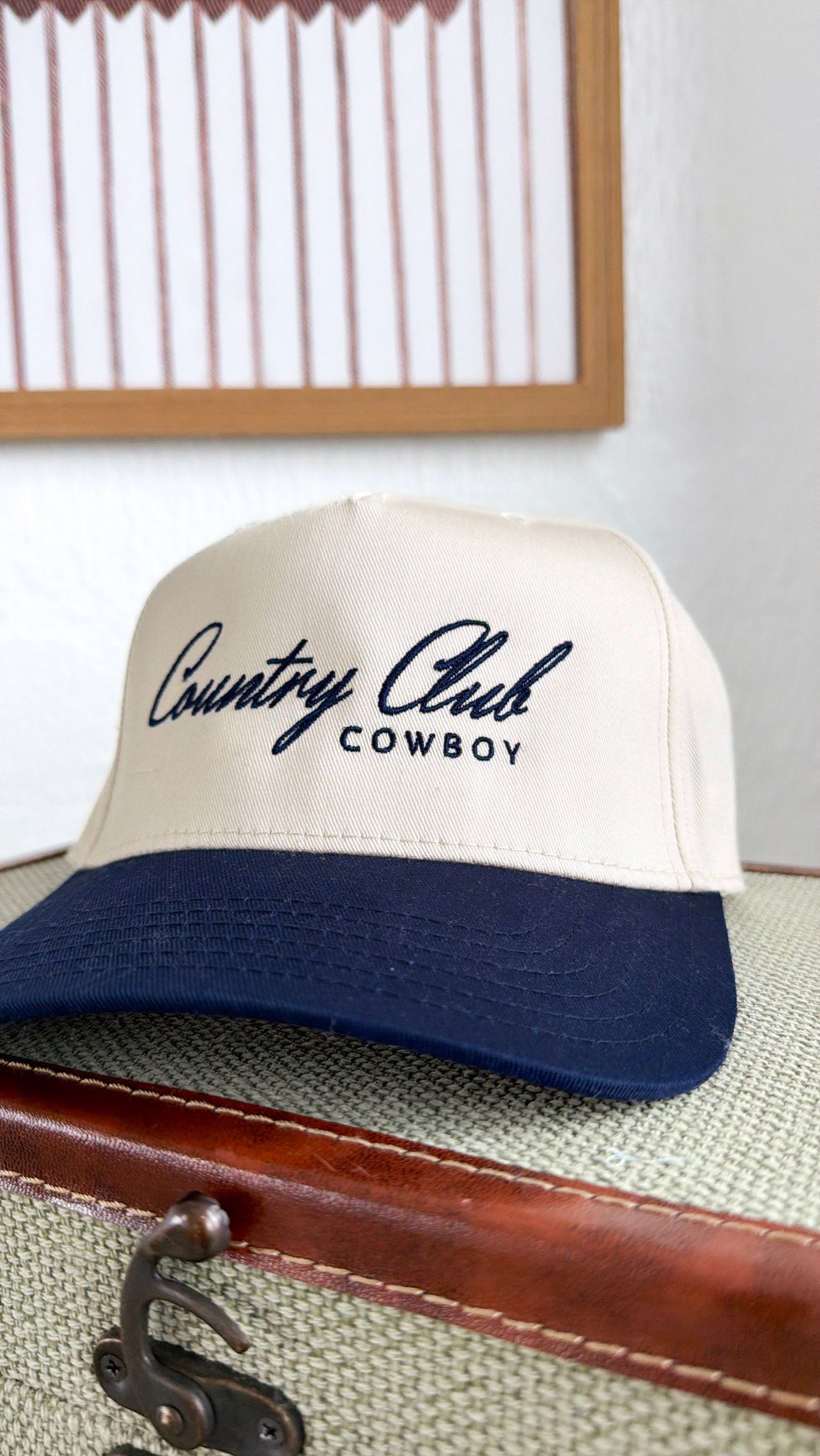Country Club Cowboy Hat, Navy