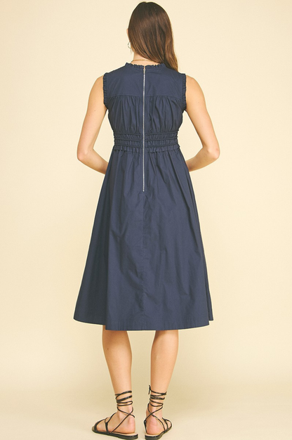 Jane Smocking Midi Dress