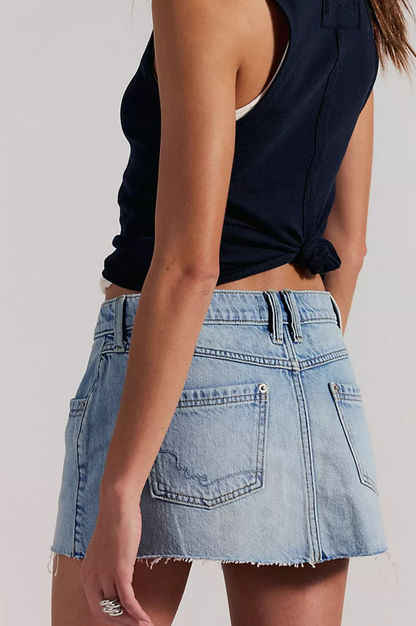 Lainey Low-Rise Mini Skirt