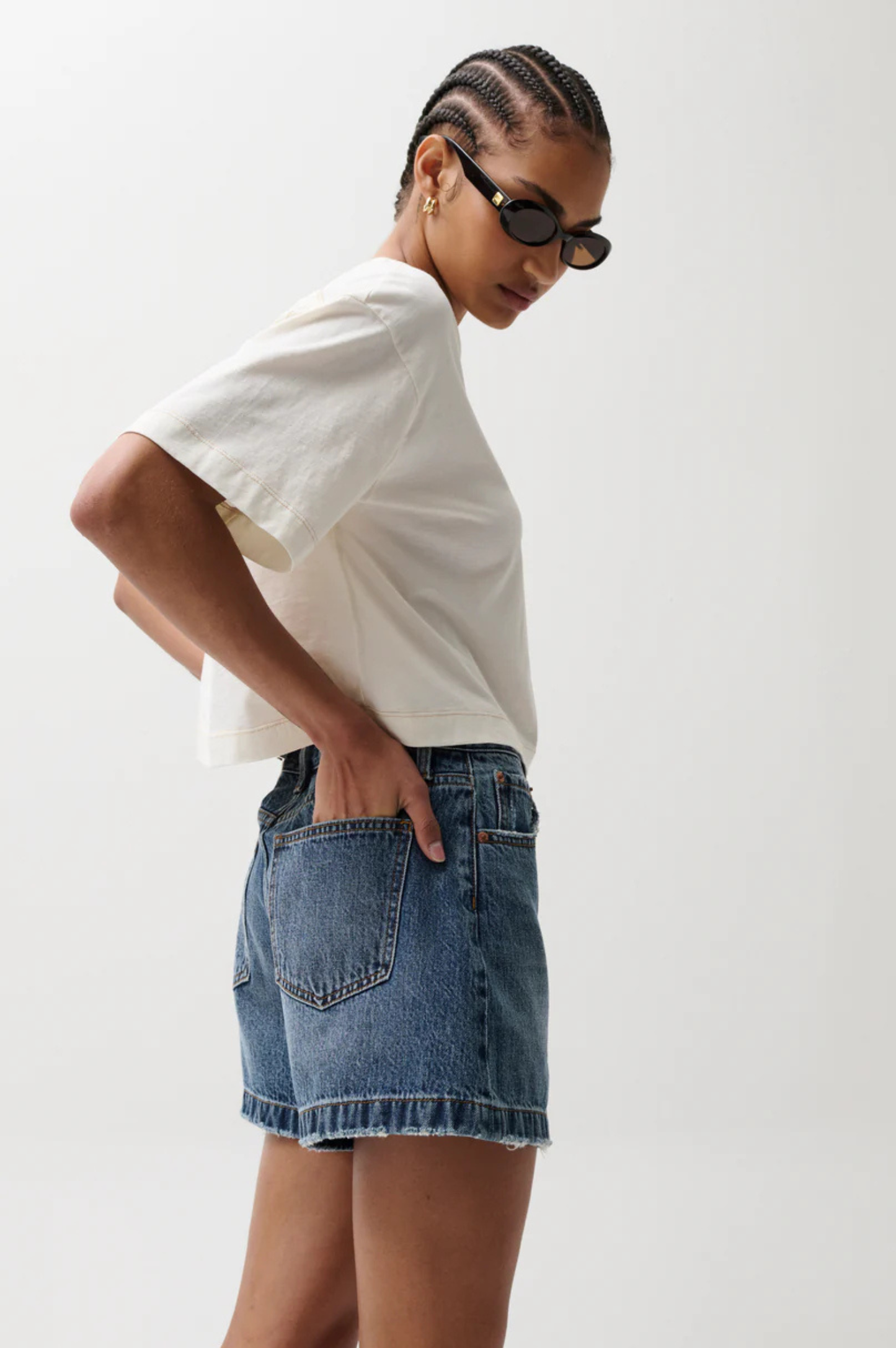 Saige High Rise Short - Wishbone