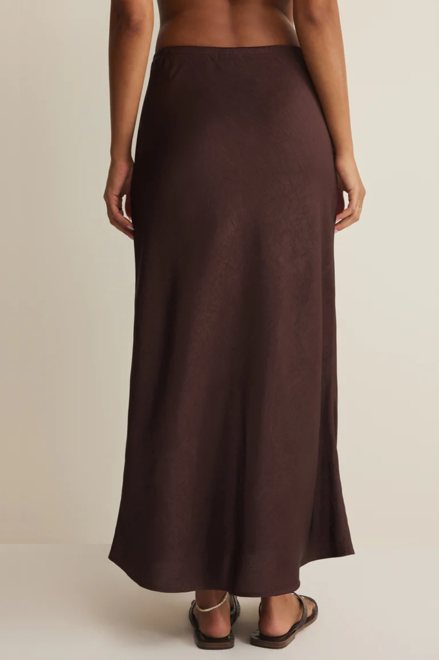 Viva Satin Midi Skirt