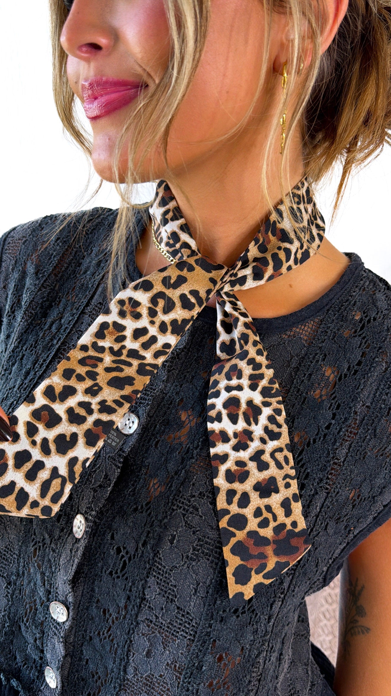Leopard Neck Twilly