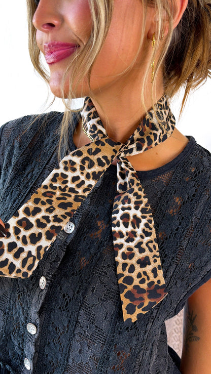 Leopard Neck Twilly