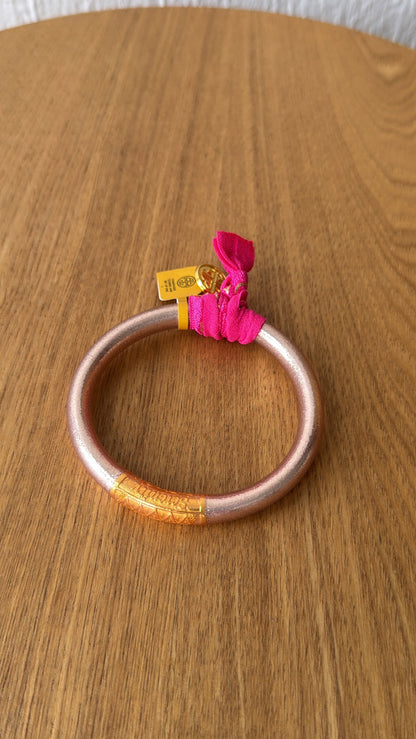 BuDhaGirl: Champagne Tzubbie All Weather Bangle-(awb)- Serenity Prayer