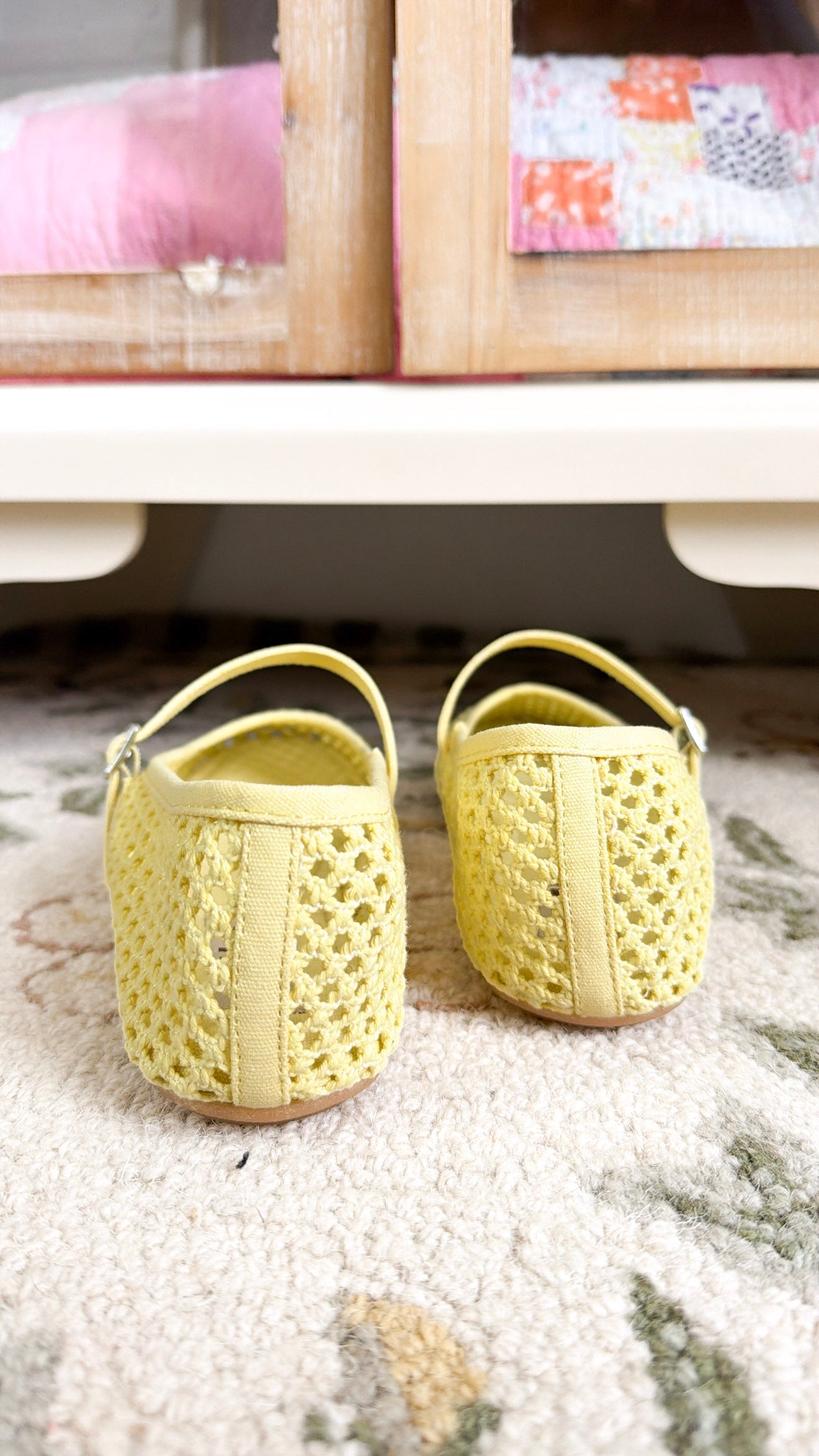 Dorothy Woven Ballet Flats, Yellow