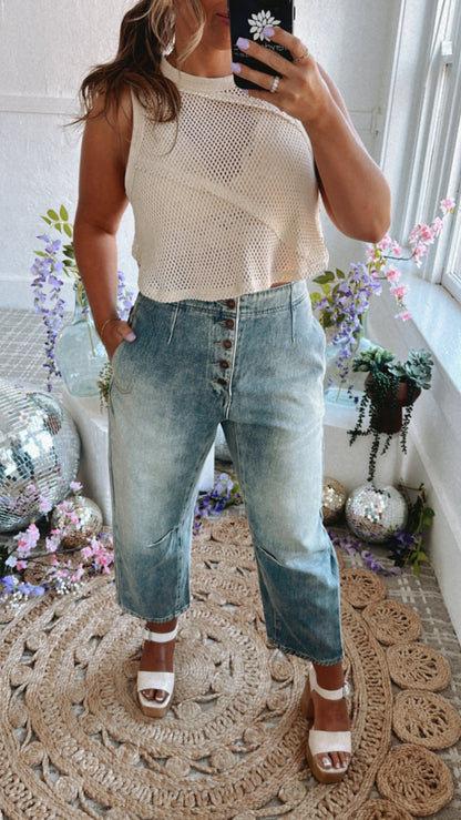 Barrel Denim Jeans