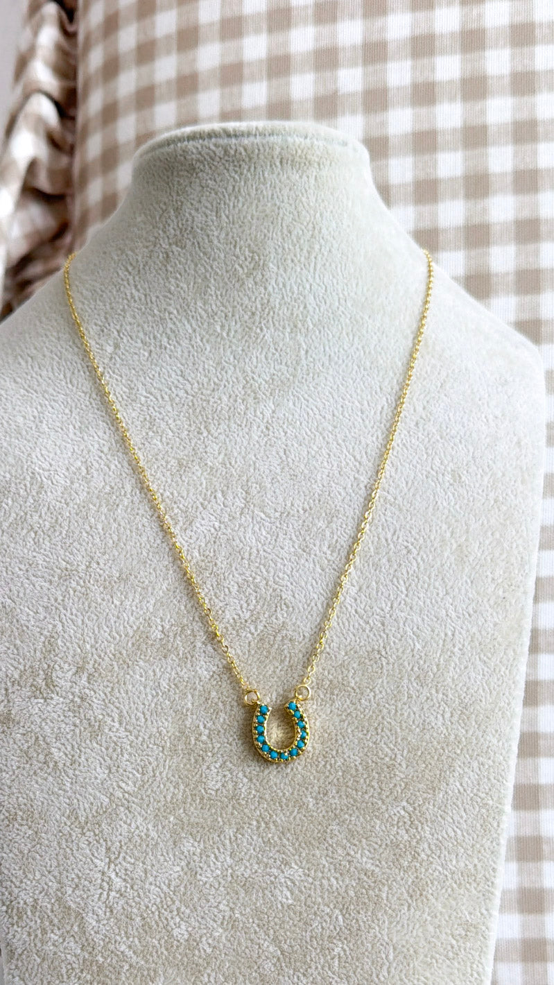 Lucky Charm Turquoise Necklace