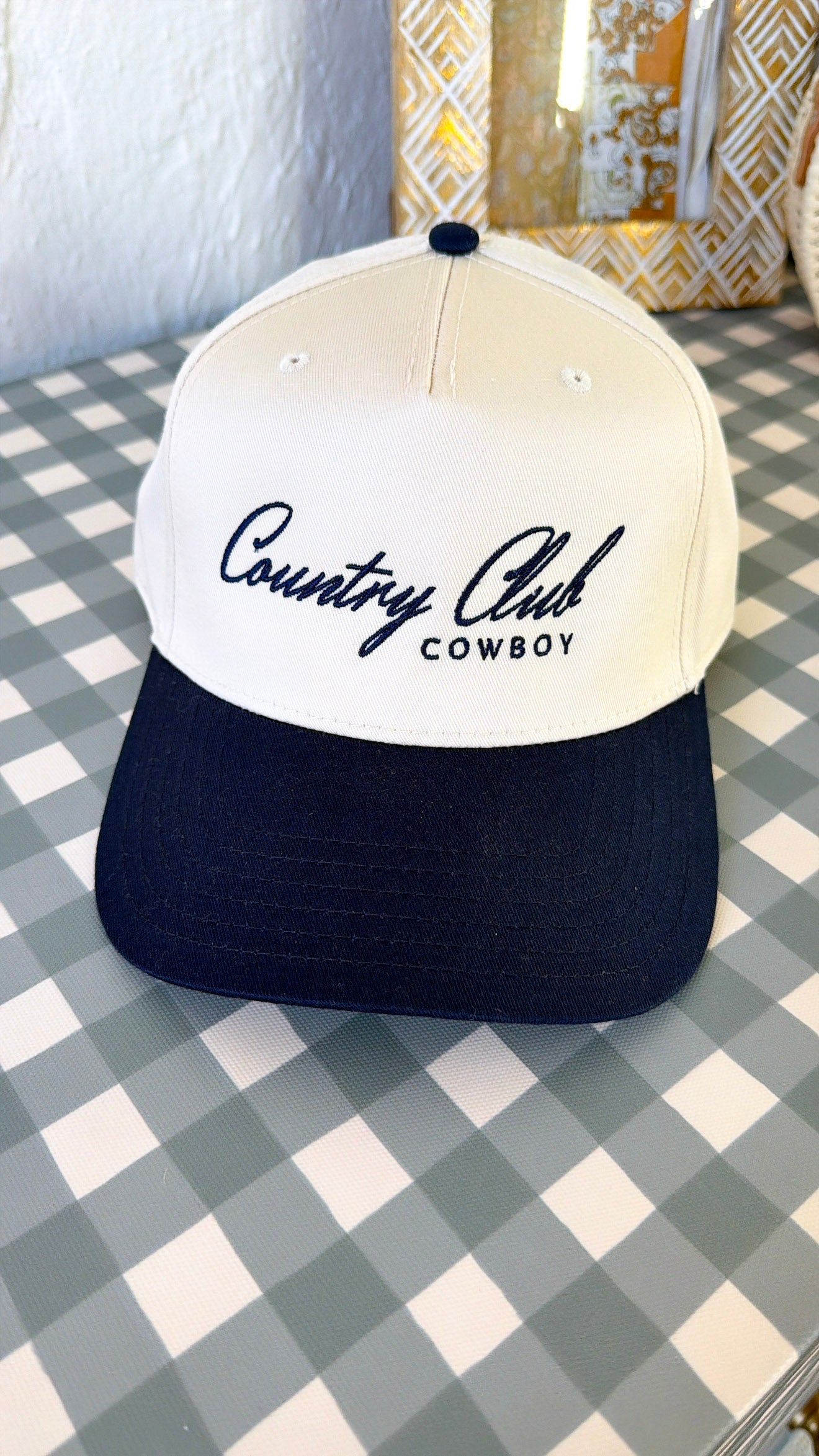 Country Club Cowboy Hat, Navy