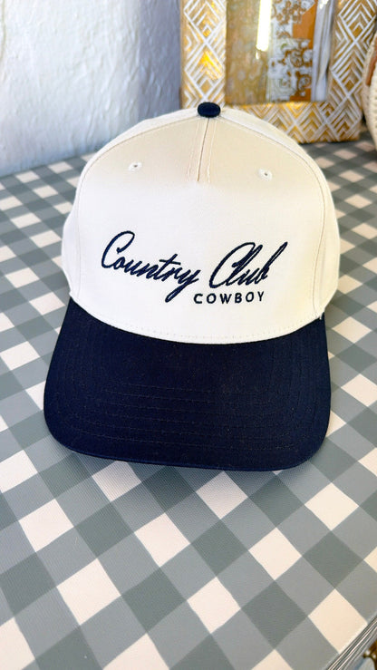 Country Club Cowboy Hat, Navy