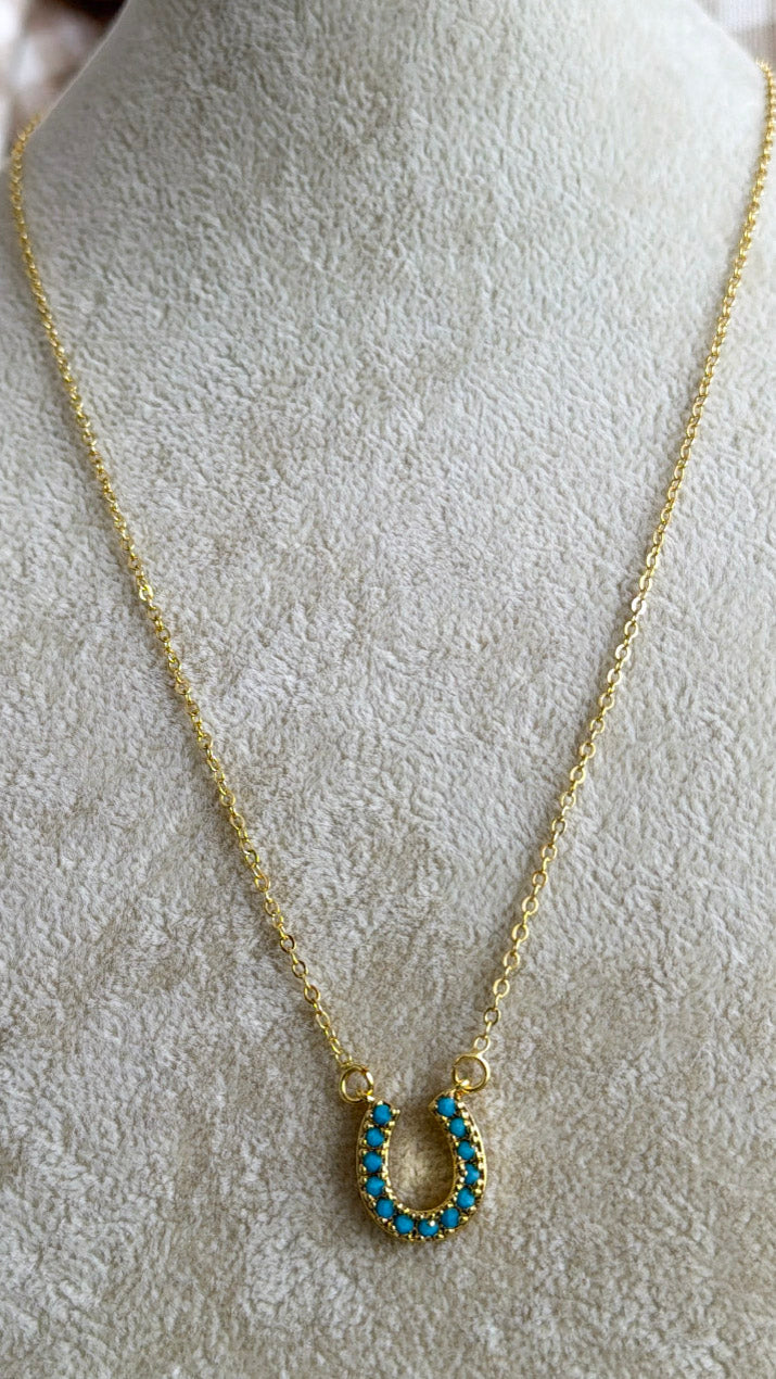 Lucky Charm Turquoise Necklace