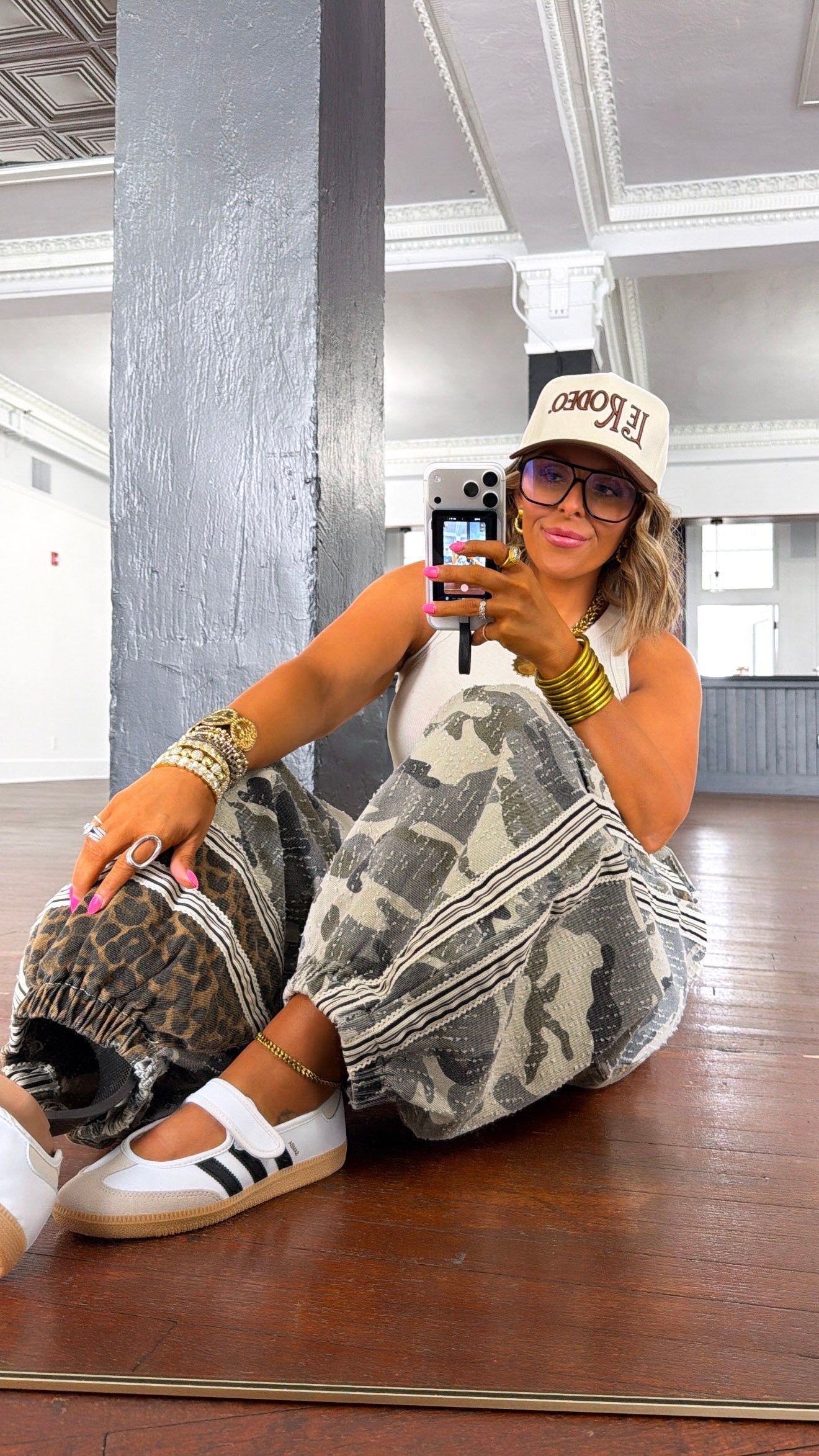 ECB Exclusive: Street Safari Joggers, Tan Camo