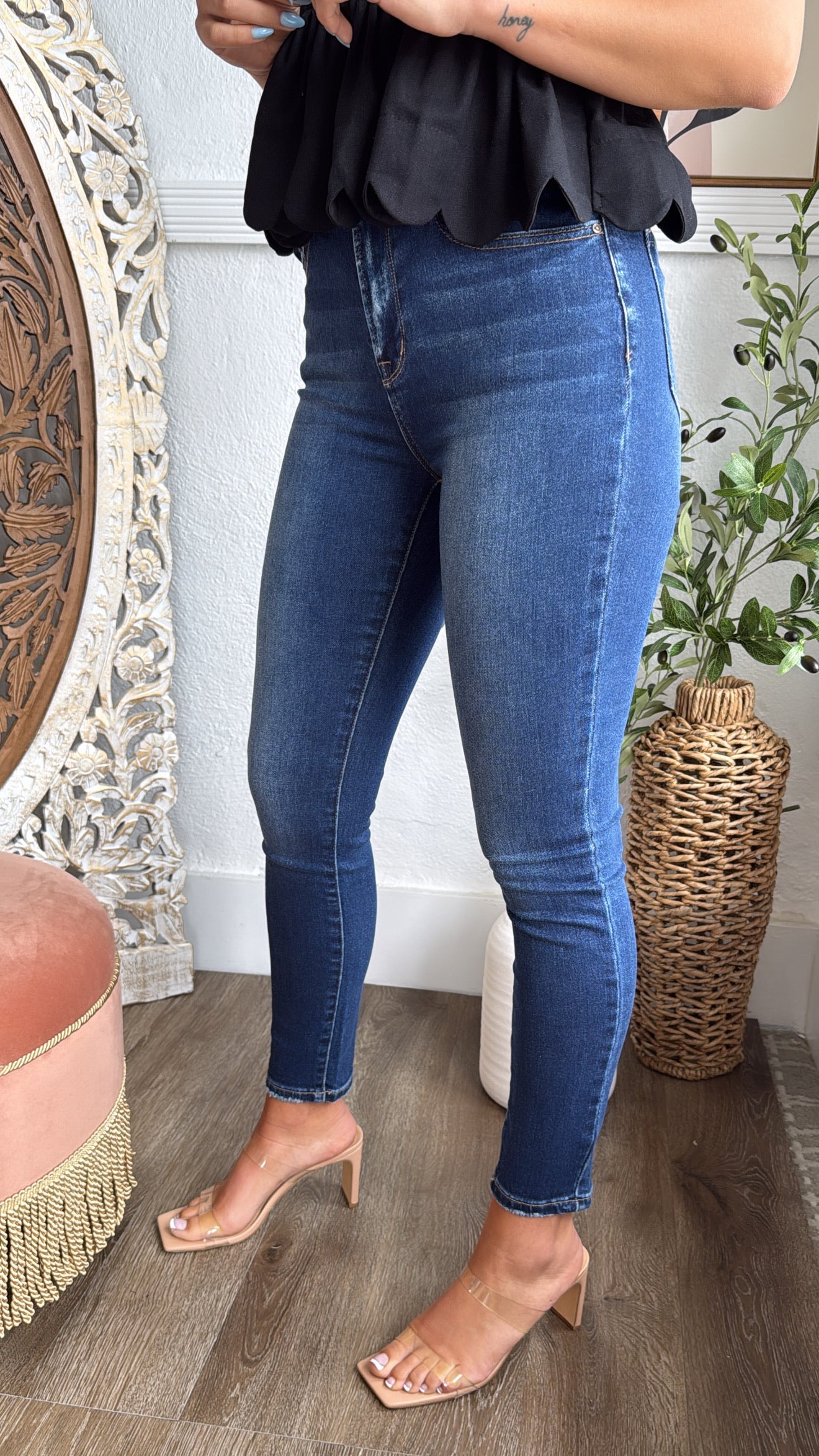 Atlas High Rise Skinny Denim, Medium
