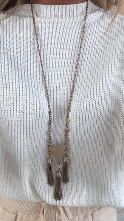 Golden Prairie Necklace, Gold