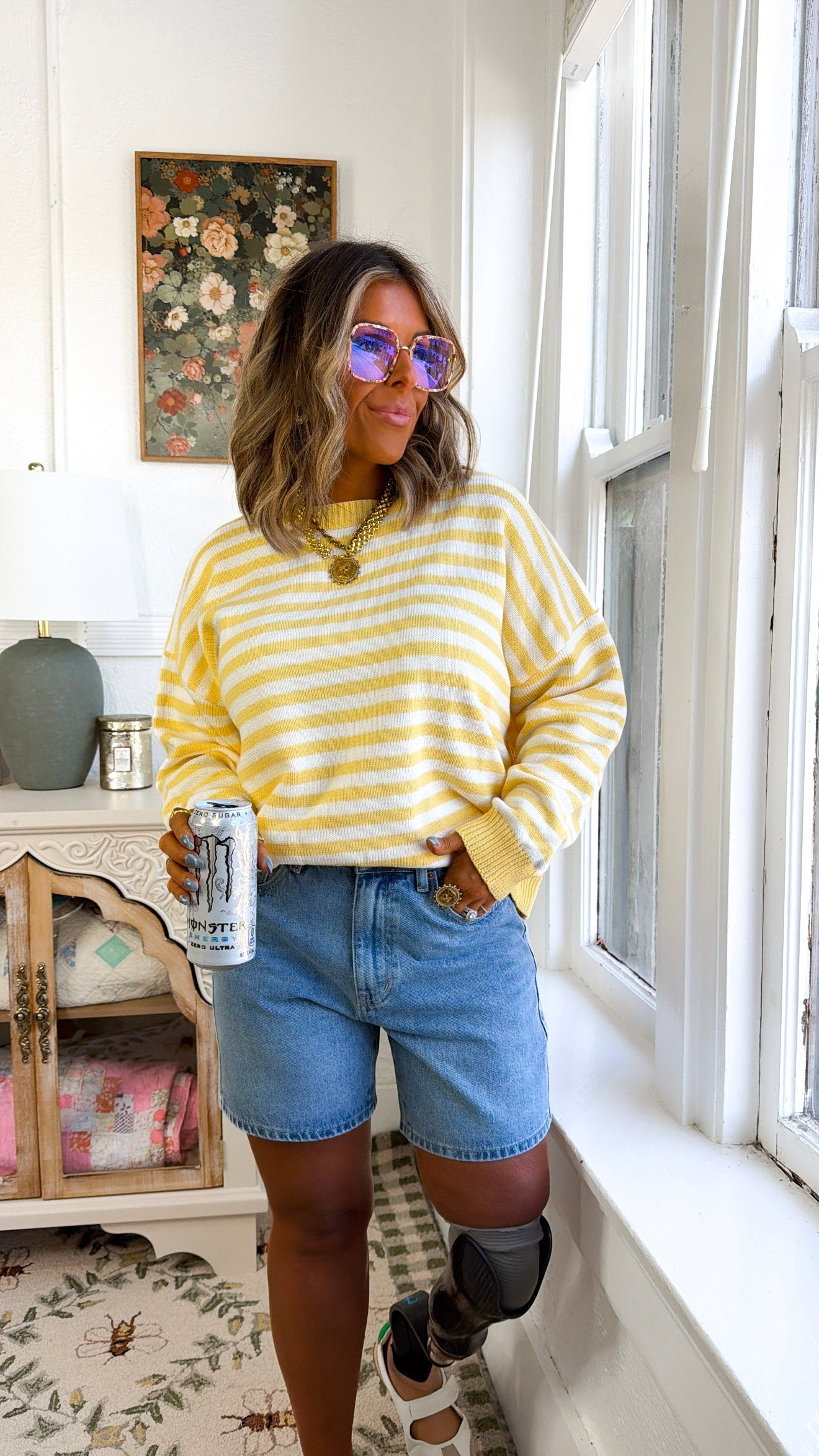 At Sunrise Sweater, Yellow
