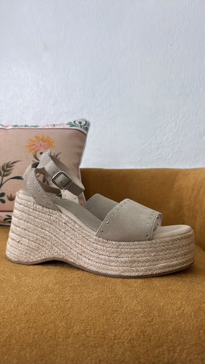 Palm Daze Espadrille Sandal, Sand