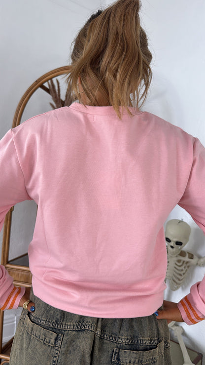 Pumpkin Patch Cutie Crewneck, Pink