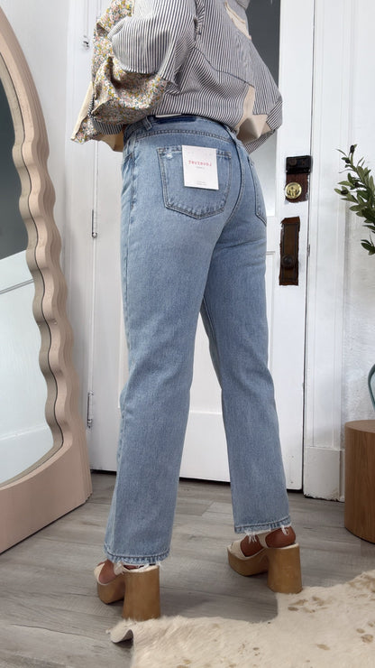 Drew High Rise Wide Leg Denim Jean, VERVET