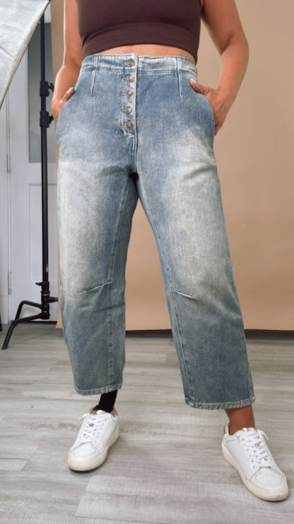 Barrel Denim Jeans