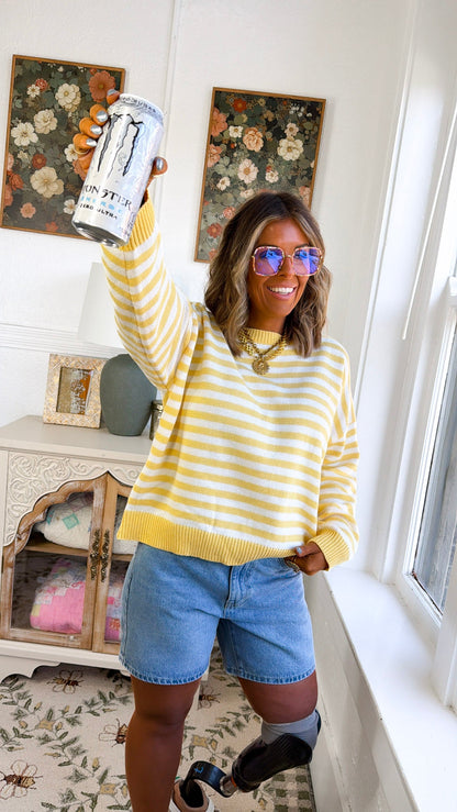At Sunrise Sweater, Yellow
