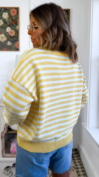 At Sunrise Sweater, Yellow