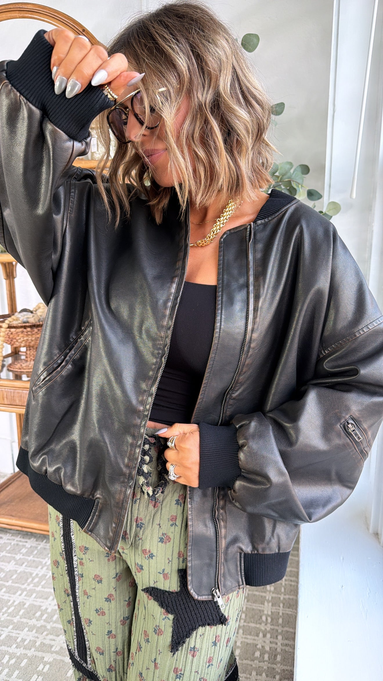 Ravens Ridge Bomber Jacket, Dark Brown