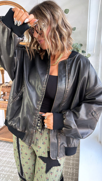 Ravens Ridge Bomber Jacket, Dark Brown
