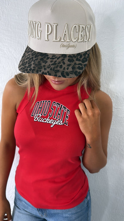 Buckeye Razor Back Tank, Red