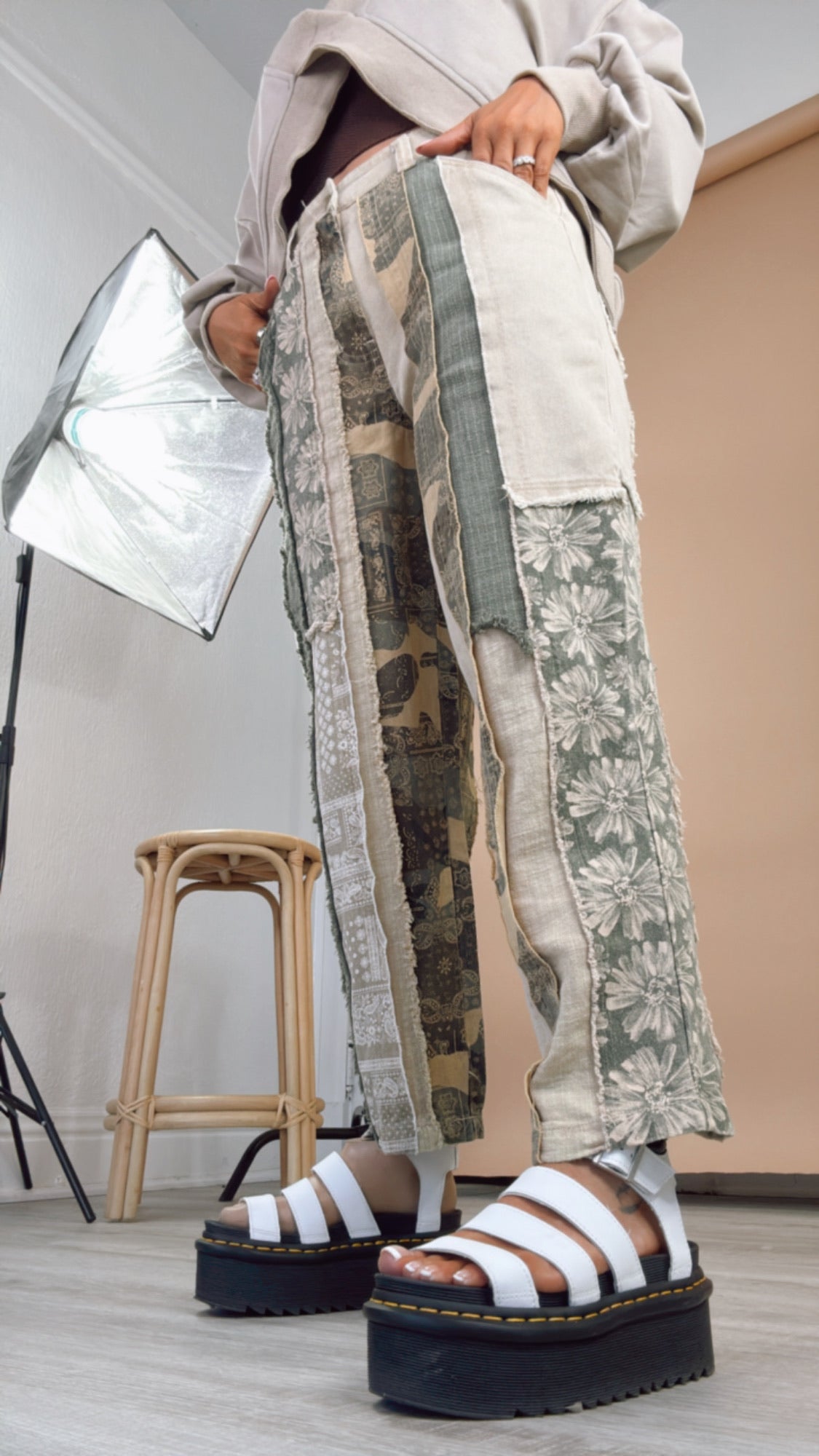 Pure Artistry Patchwork Pant
