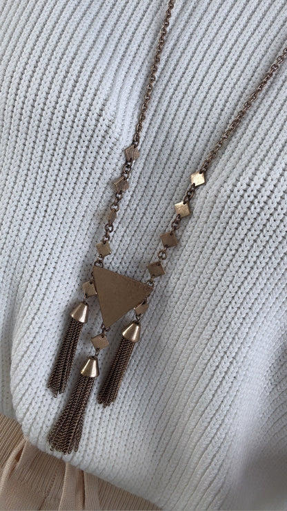 Golden Prairie Necklace, Gold