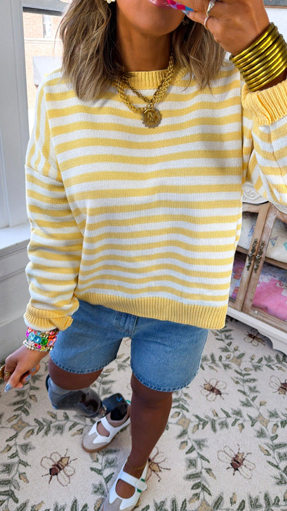 At Sunrise Sweater, Yellow