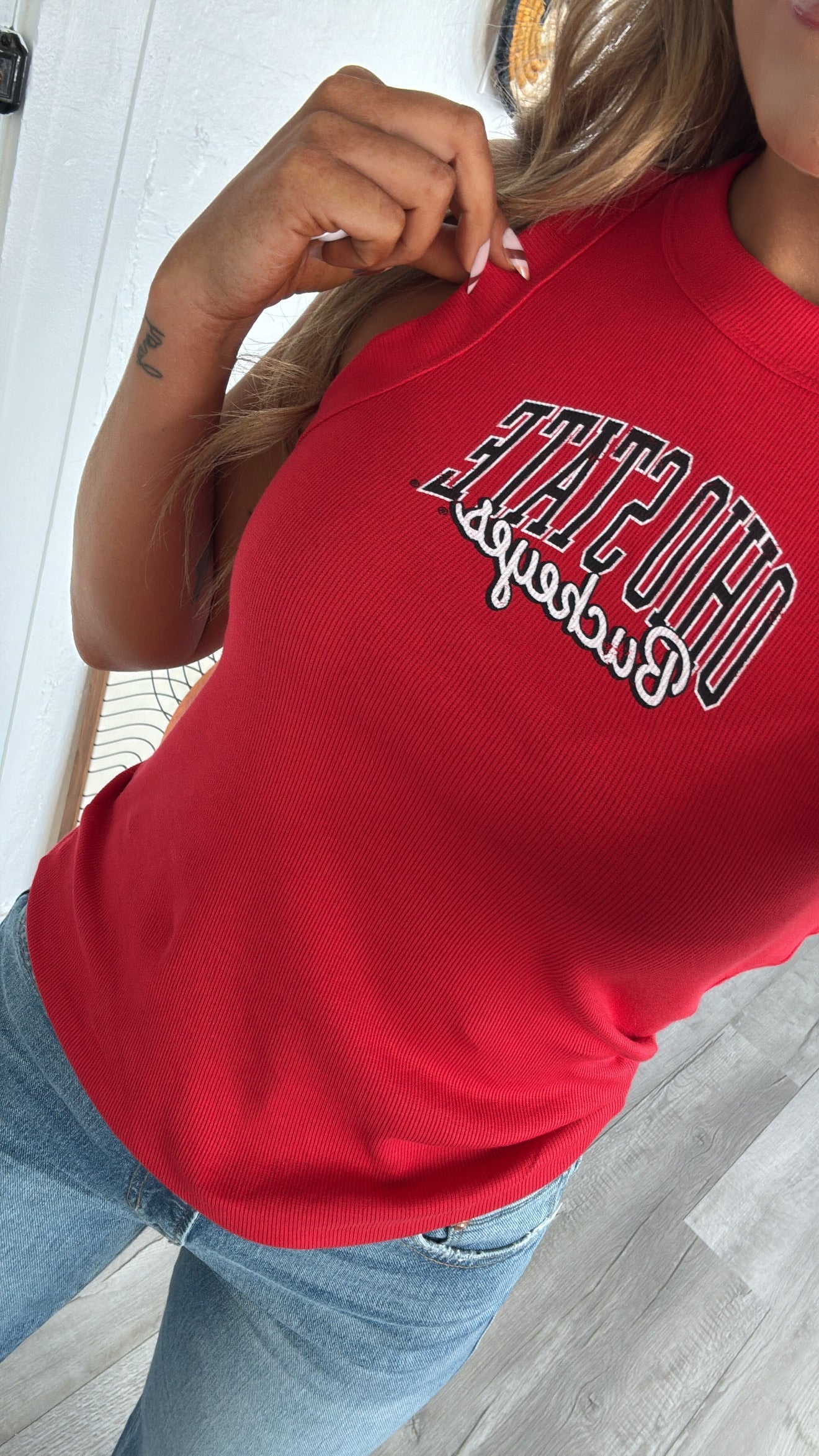 Buckeye Razor Back Tank, Red