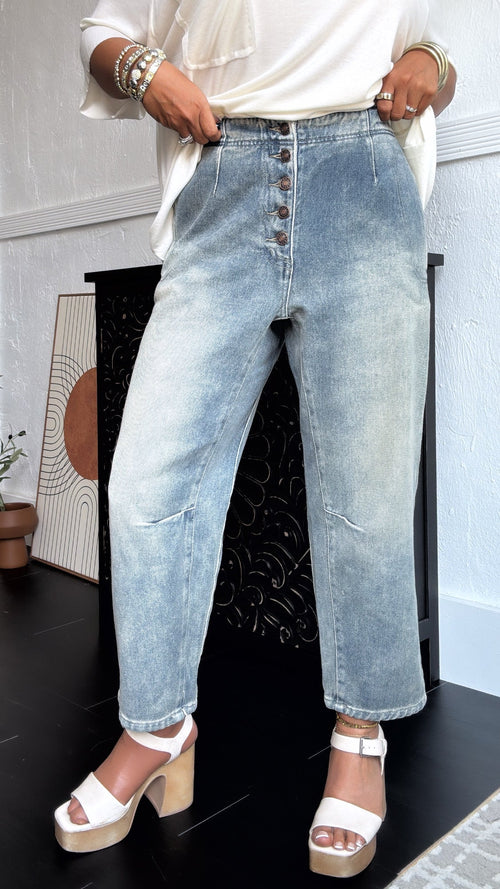 Barrel Denim Jeans