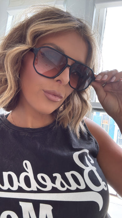 FREYRS Billie Sunglasses WHS - Black/ Brown