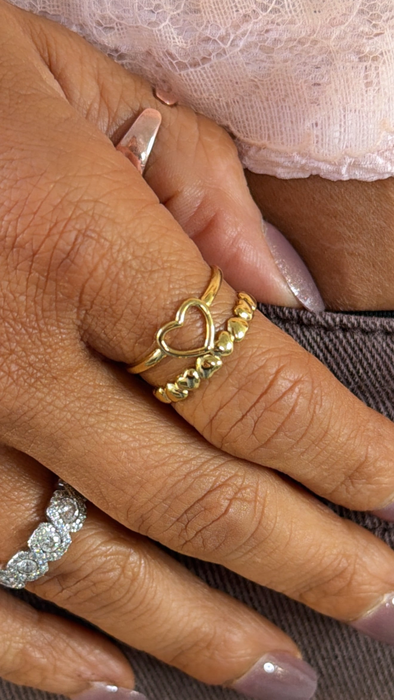Double Heart Ring
