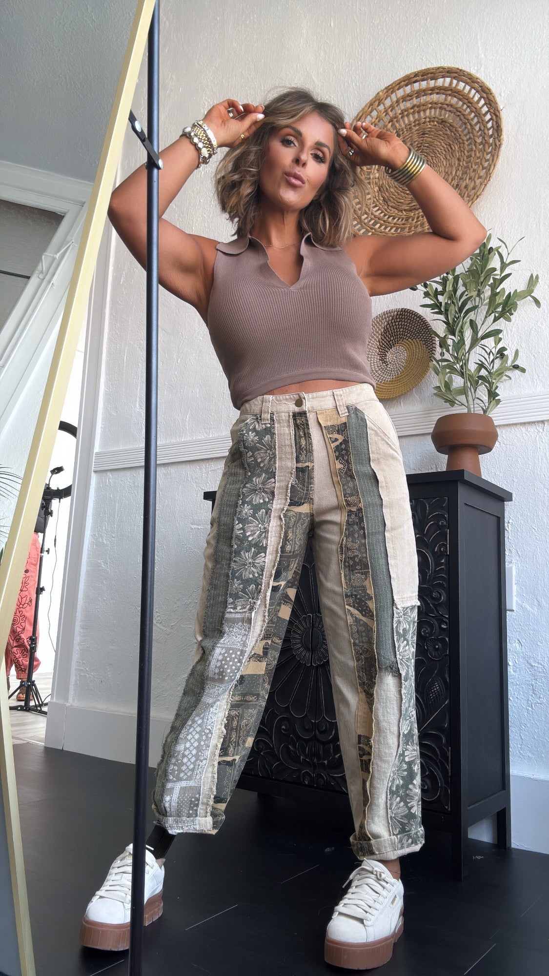 Pure Artistry Patchwork Pant
