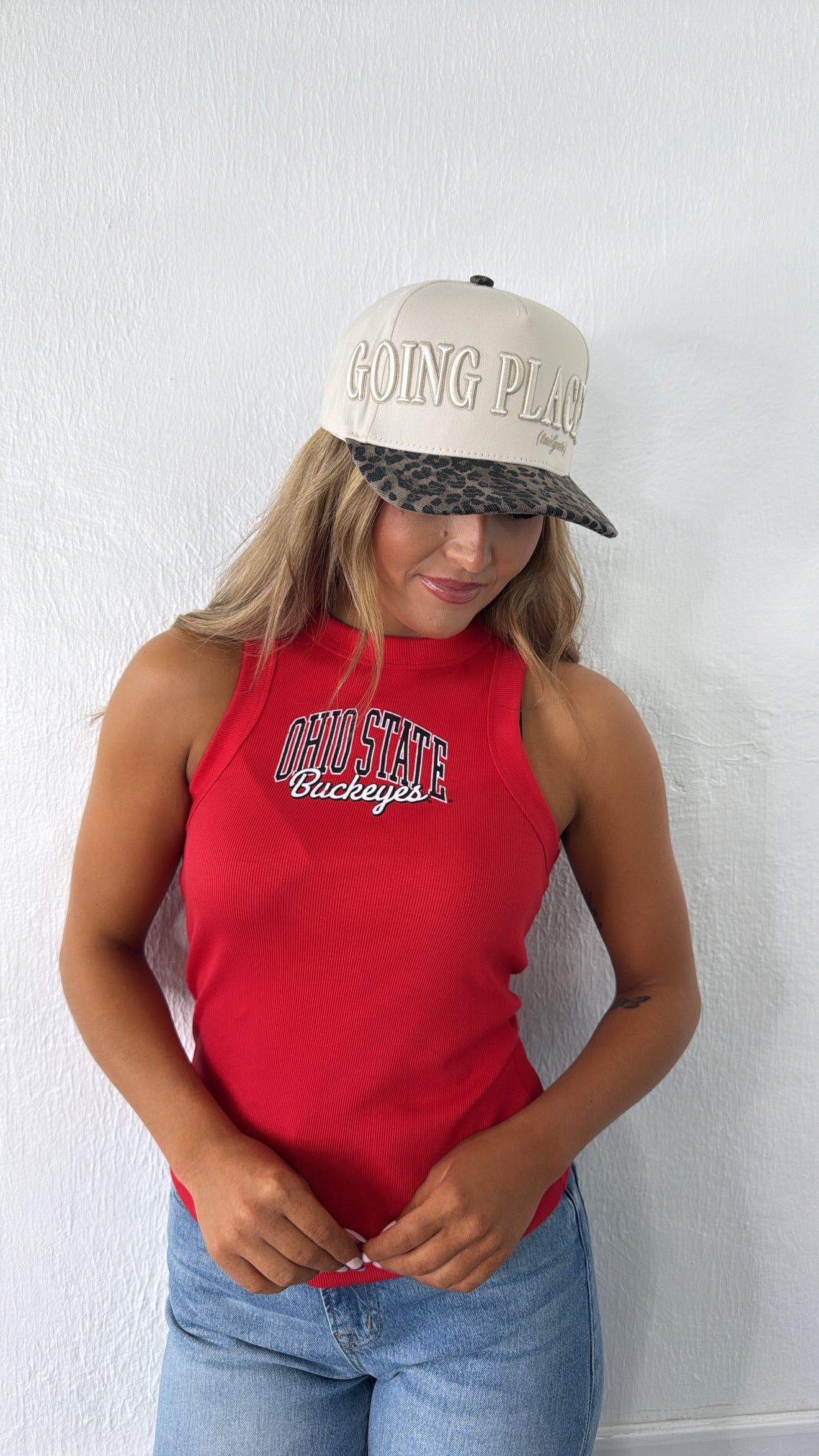 Buckeye Razor Back Tank, Red