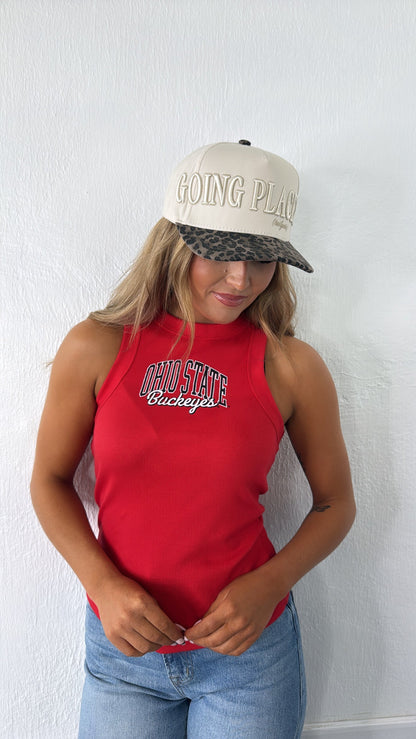 Buckeye Razor Back Tank, Red