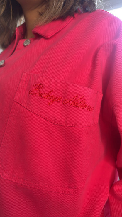 O-Line Jacket, Red