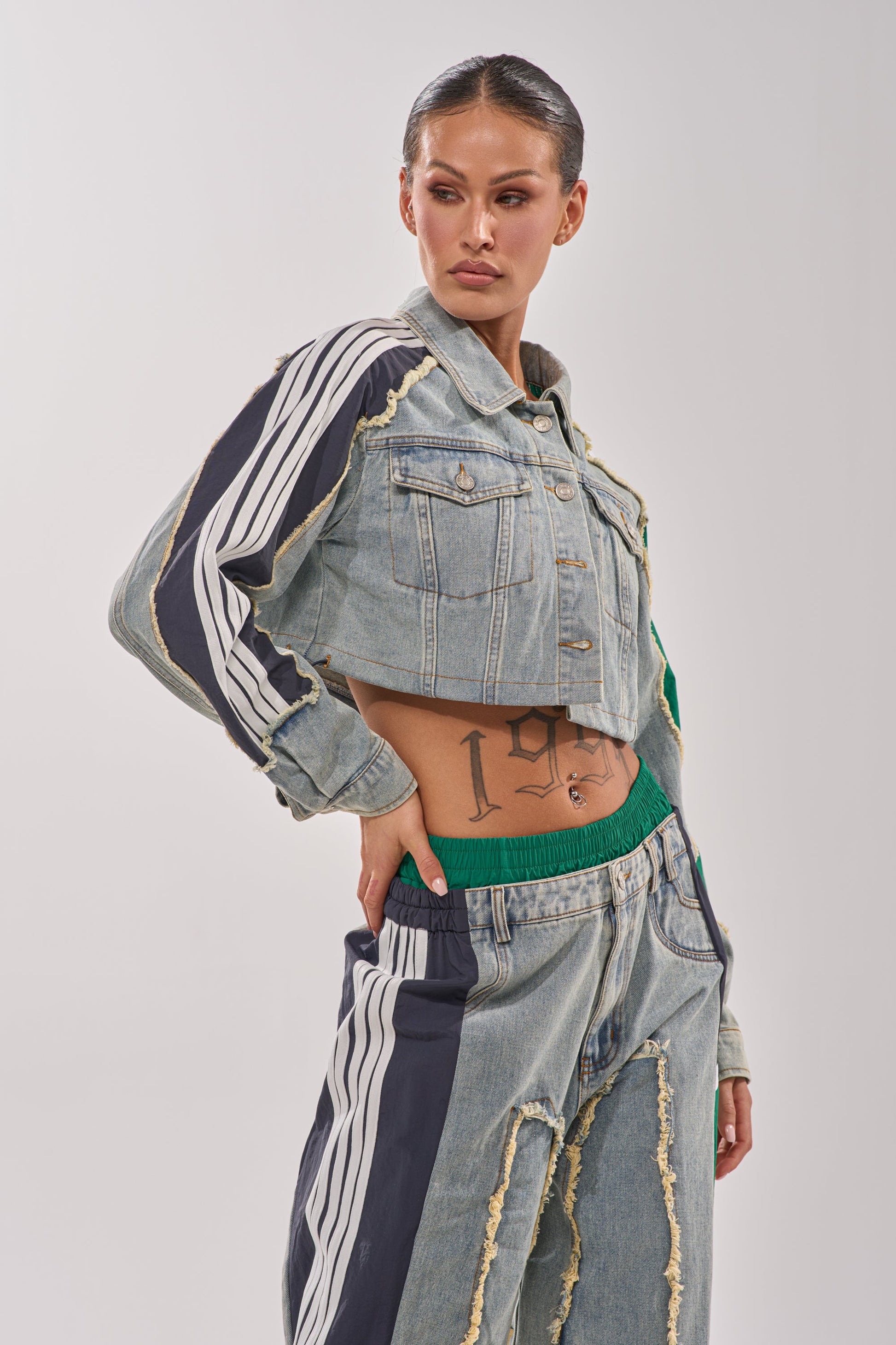 ALL AROUND THE WORLD DENIM JACKET
