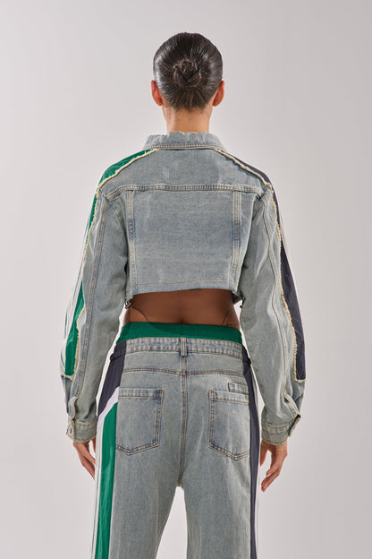 ALL AROUND THE WORLD DENIM JACKET