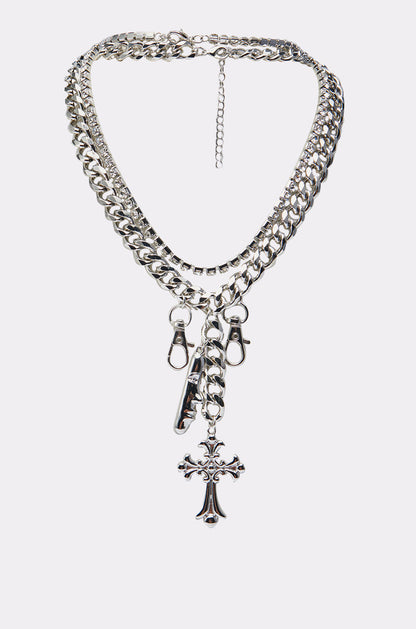 ALL I SEE IS CHROME NECKLACE