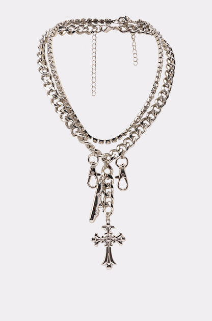 ALL I SEE IS CHROME NECKLACE