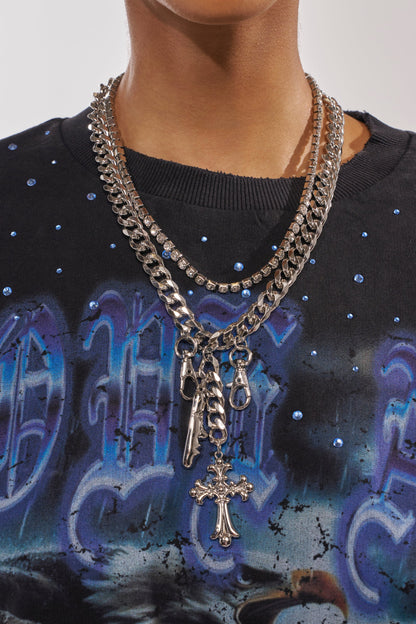 ALL I SEE IS CHROME NECKLACE
